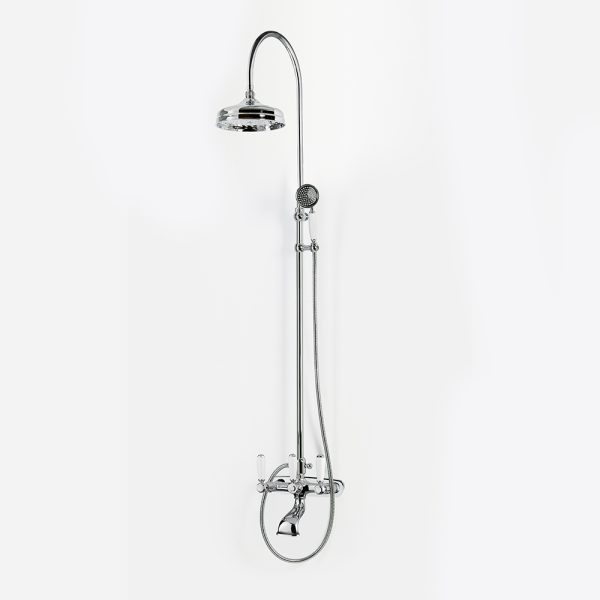 Takdusch Duschbyggarna Windsor med 2-greppsblandare Revival för Badkar