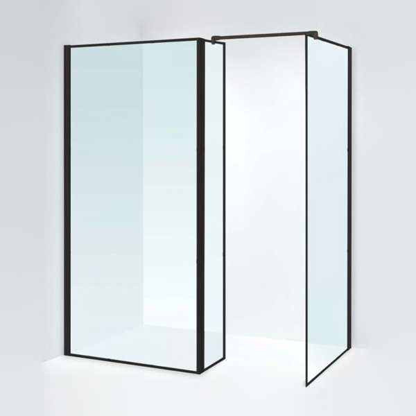 Duschhörna Bona Frame, Svart