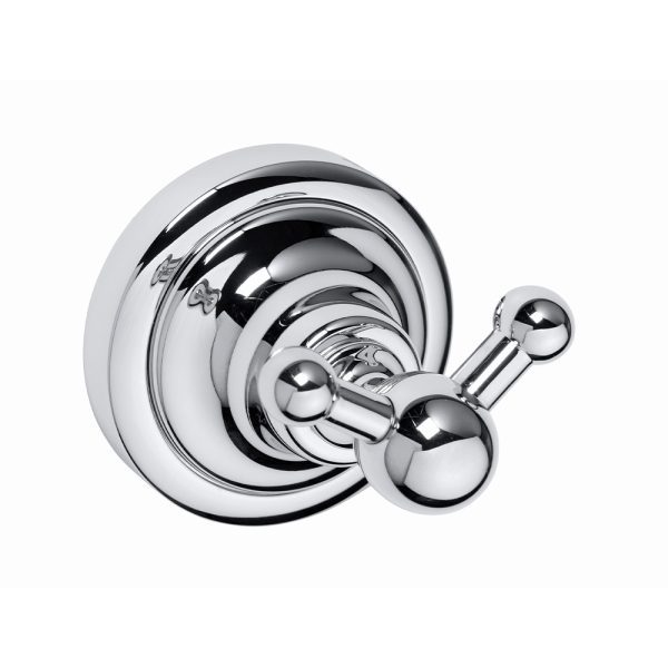 Handdukskrok Duschbyggarna CLASSIC KROM Dubbel