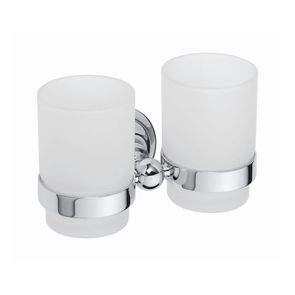 Tandborsthållare Duschbyggarna CLASSIC KROM Dubbel