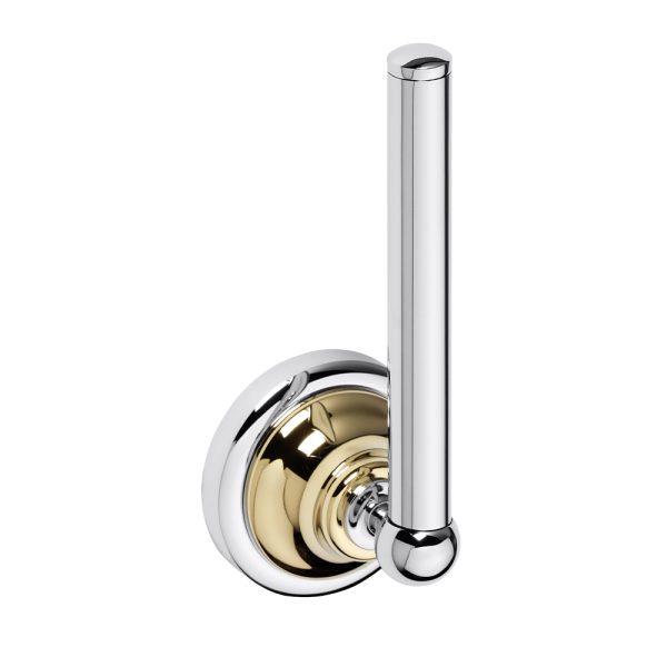 Reservpappershållare Duschbyggarna CLASSIC KROM/GULD