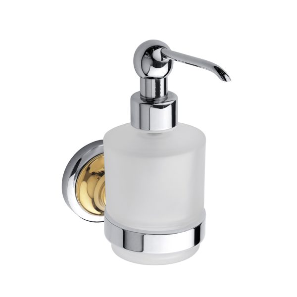 Tvåldispenser Duschbyggarna CLASSIC KROM/GULD