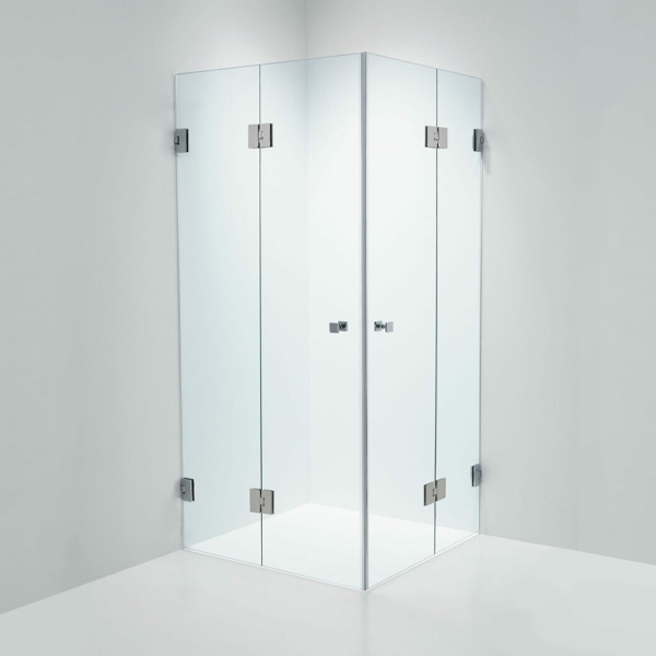 Hörna med vikdörrar Design Plus . Duschbyggarna