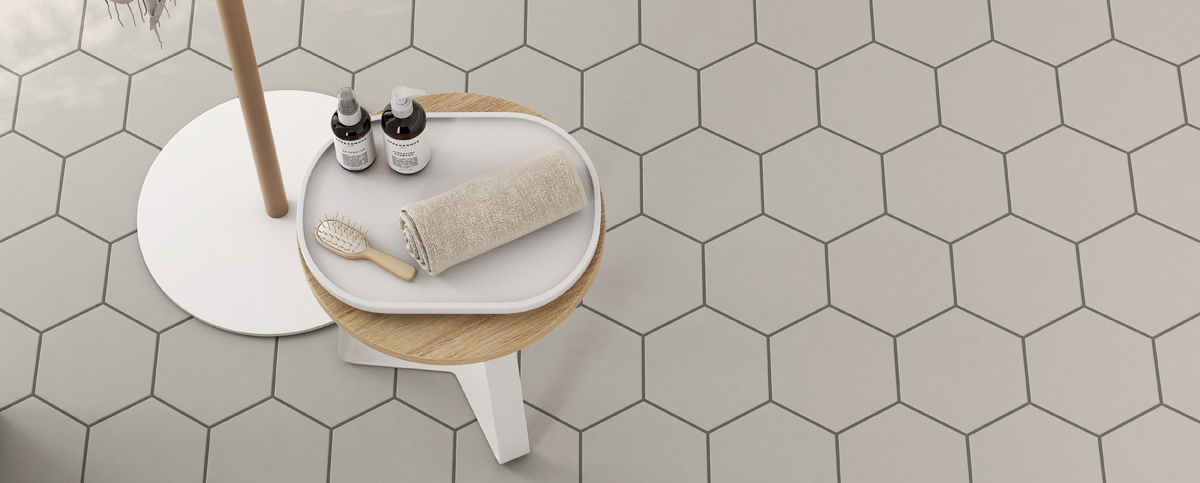 FLAT-KAKEL-HEXAGON-2.jpg FLAT KAKEL HEXAGON - Bild 1