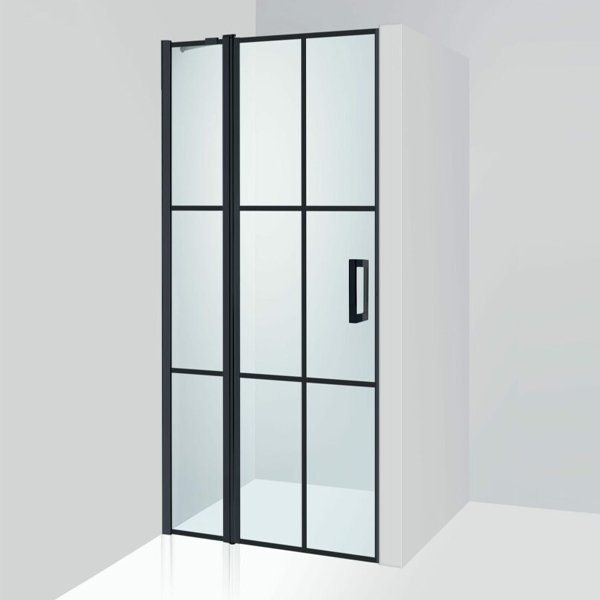 Duschdörr Noblesse Linje, Svart Duschbyggarna