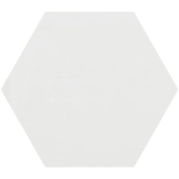 Shiny White Klinker Hex 19,8x22,8