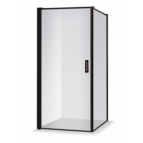 Dörr och skärmvägg i hörnmontage Swing Hörna Frame, Svart