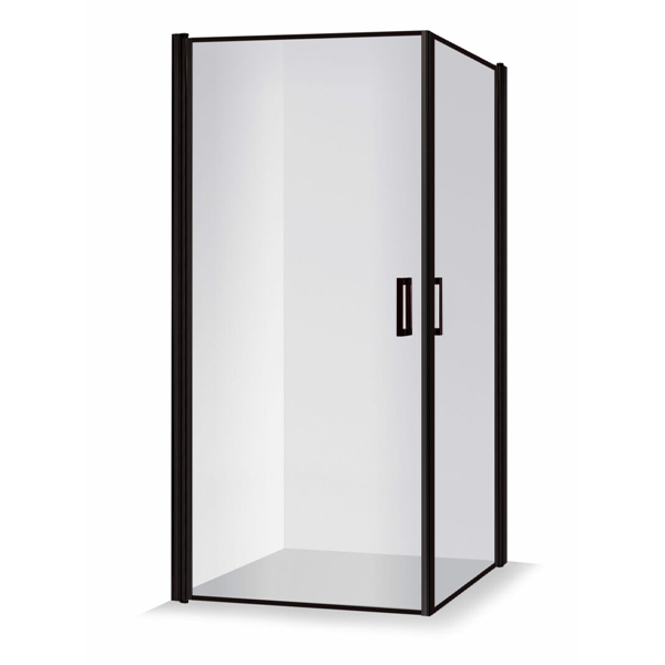 Duschhörna Twin Frame, Svart Duschbyggarna