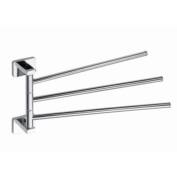 Handdukshängare Duschbyggarna ANGLE Svängbar Trippel